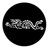 ROSCO:250-77558 -- 77558 Chinese Dragon Steel Metal Gobo, Size: Specify