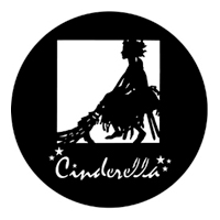 ROSCO:250-77586 -- 77586 Cinderella Steel Metal Gobo, Size: Specify