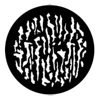 ROSCO:250-77595 -- 77595 Bark Texture Steel Metal Gobo, Size: Specify