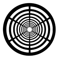 ROSCO:250-77648 -- 77648 Geometrics 13 Steel Metal Gobo, Size: Specify