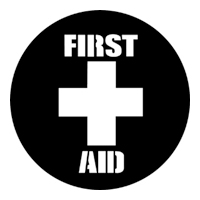ROSCO:250-77678 -- 77678 First Aid Steel Metal Gobo, Size: Specify
