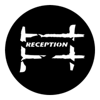ROSCO:250-77683 -- 77683 Reception Steel Metal Gobo, Size: Specify