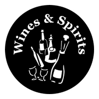 ROSCO:250-77693 -- 77693 Wines And Spirits Steel Metal Gobo, Size: Specify