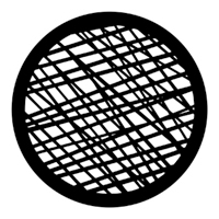 ROSCO:250-77710 -- 77710 Meshed Fine Mesh Steel Metal Gobo By Sholem Dolgoy, Size: Specify