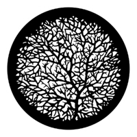 ROSCO:250-77777 -- 77777 Bare Branches 2 Steel Metal Gobo By David Hersey, Size: Specify