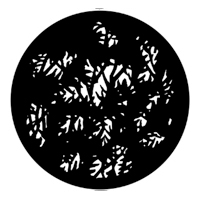 ROSCO:250-77780 -- 77780 Dense Leaves (Detail) Steel Metal Gobo By Ming Cho Lee, Size: Specify