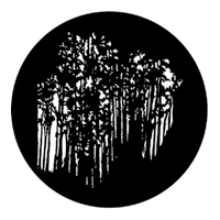 ROSCO:250-77841 -- 77841 Forest Steel Metal Gobo, Size: Specify