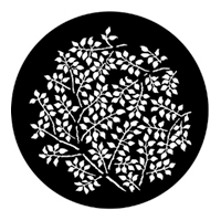 ROSCO:250-77864 -- 77864 Branching Leaves (Negative) Steel Metal Gobo, Size: Specify