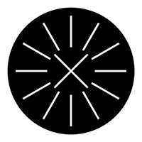ROSCO:250-77895 -- 77895 Vectors Steel Metal Gobo, Size: Specify