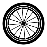 ROSCO:250-77928 -- 77928 Cartwheel Steel Metal Gobo, Size: Specify