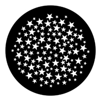 ROSCO:250-77932 -- 77932 Stars 6 Steel Metal Gobo, Size: Specify