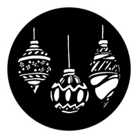 ROSCO:250-77942 -- 77942 Baubles Steel Metal Gobo, Size: Specify