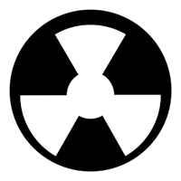 ROSCO:250-77965 -- 77965 Radiation Steel Metal Gobo, Size: Specify