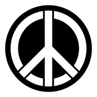 ROSCO:250-77966 -- 77966 Peace Steel Metal Gobo, Size: Specify
