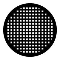 ROSCO:250-77979 -- 77979 Les Mis Grill 3 Steel Metal Gobo, Size: Specify