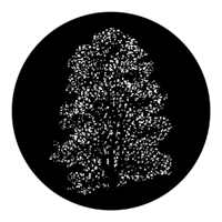 ROSCO:250-78037 -- 78037 Elm Steel Metal Gobo, Size: Specify