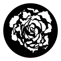 ROSCO:250-78084 -- 78084 Blooming Rose Steel Metal Gobo, Size: Specify
