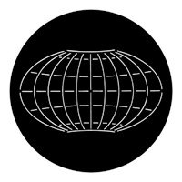 ROSCO:250-78087 -- 78087 Map Grid Steel Metal Gobo, Size: Specify