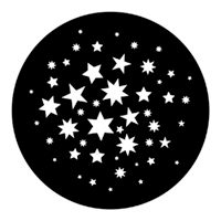 ROSCO:250-78122 -- 78122 Stars 7 Steel Metal Gobo, Size: Specify