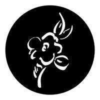 ROSCO:250-78180 -- 78180 Single Flower Steel Metal Gobo, Size: Specify