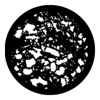 ROSCO:250-78221 -- 78221 Scattered Light Steel Metal Gobo, Size: Specify