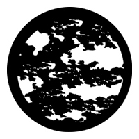 ROSCO:250-78222 -- 78222 Moonlight Leaves Steel Metal Gobo, Size: Specify