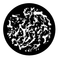 ROSCO:250-78417 -- 78417 Tight Stipple Steel Metal Gobo, Size: Specify