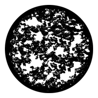 ROSCO:250-78418 -- 78418 Open Stipple Steel Metal Gobo, Size: Specify