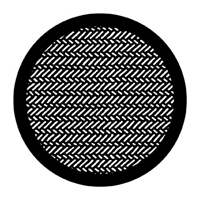 ROSCO:250-78442 -- 78442 Denim Steel Metal Gobo, Size: Specify