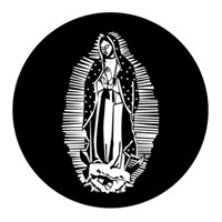 ROSCO:250-78516 -- 78516 Lady Of Guadalupe Steel Metal Gobo, Size: Specify