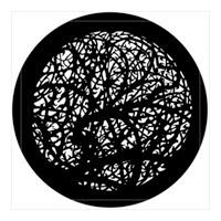 ROSCO:250-78522 -- 78522 Thornery A Steel Metal Gobo By Tony Walton, Size: Specify