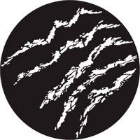 ROSCO:250-78796 -- 78796 Cloud Fingers Steel Metal Gobo By Don Darnutzer, Size: Specify