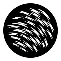 ROSCO:250-79071 -- 79071 Zeds-A-Leaping Steel Metal Gobo, Size: Specify