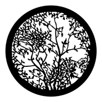 ROSCO:250-79107 -- 79107 Leafy Branches 2 Steel Metal Gobo, Size: Specify