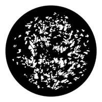 ROSCO:250-79114 -- 79114 Dense Leaves 2 Steel Metal Gobo, Size: Specify