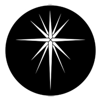 ROSCO:250-79179 -- 79179 Star Of Bethlehem 2 Steel Metal Gobo, Size: Specify