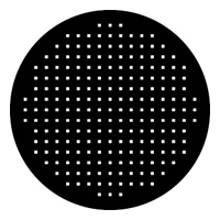 ROSCO:250-79727 -- 79727 Square Radiant Steel  Metal Gobo, Size: Specify