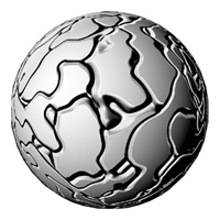 ROSCO:260-82206 -- 82206 Cracked Sphere Bw Glass Gobo By Mike Swinford, Size: Specify