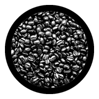 ROSCO:260-82207 -- 82207 Coffee Beans Bw Glass Gobo By Ira Levy, Size: Specify