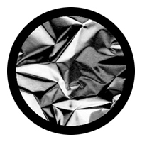 ROSCO:260-82728 -- 82728 Foil Scrunch Bw Glass Gobo, Size: Specify