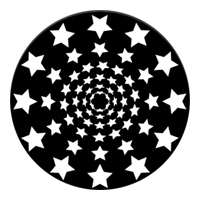 ROSCO:260-82743 -- 82743 Stardrive Bw Glass Gobo, Size: Specify
