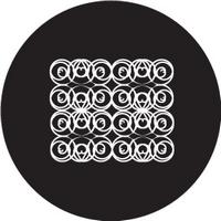 ROSCO:260-82804 -- 82804 Scroll Crop Circle Bw Glass Gobo, Size: Specify