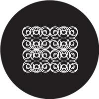 ROSCO:260-82804 -- 82804 Scroll Crop Circle Bw Glass Gobo, Size: Specify