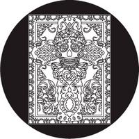 ROSCO:260-82823 -- 82823 Day Of The Dead Madame Bw Glass Gobo, Size: Specify