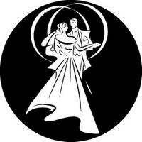 ROSCO:260-82831 -- 82831 Bride & Groom 1St Dance Wedding Bw Glass Gobo, Size: Specify