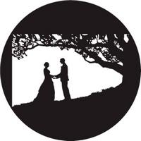 ROSCO:260-82841 -- 82841 Kissing Under Tree Bw Glass Gobo, Size: Specify