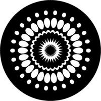 ROSCO:260-82847 -- 82847 Blossom Bw Glass Gobo, Size: Specify
