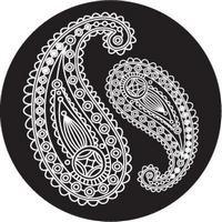 ROSCO:260-82878 -- 82878 Paisley 7 Bw Glass Gobo, Size: Specify