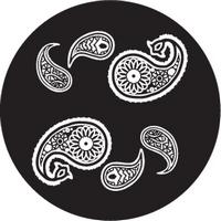 ROSCO:260-82881 -- 82881 Paisley 10 Bw Glass Gobo, Size: Specify