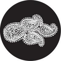 ROSCO:260-82887 -- 82887 Paisley 15 Bw Glass Gobo, Size: Specify